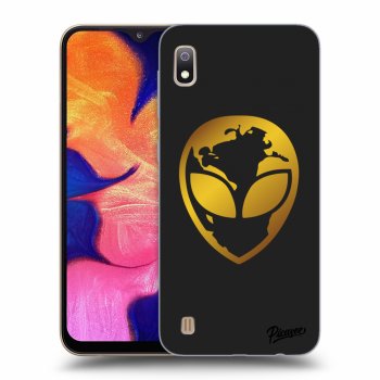 Obal pre Samsung Galaxy A10 A105F - EARTH - Gold Alien 3.0