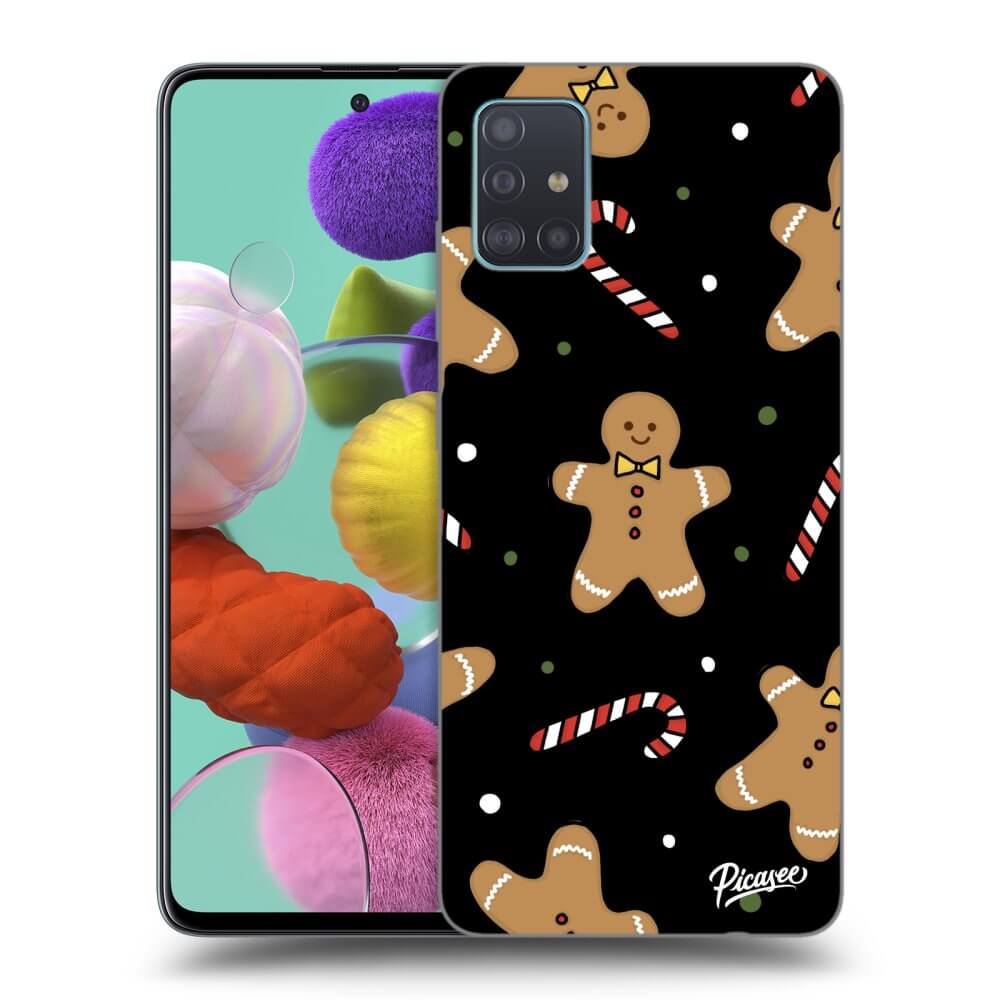 Picasee silikónový čierny obal pre Samsung Galaxy A51 A515F - Gingerbread