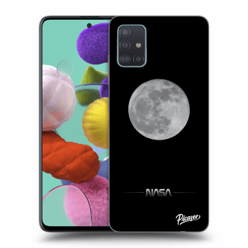 Picasee silikónový čierny obal pre Samsung Galaxy A51 A515F - Moon Minimal