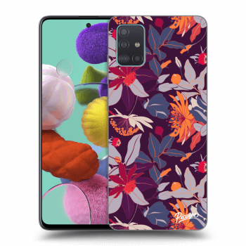 Obal pre Samsung Galaxy A51 A515F - Purple Leaf