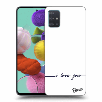 Picasee ULTIMATE CASE pro Samsung Galaxy A51 A515F - I love you