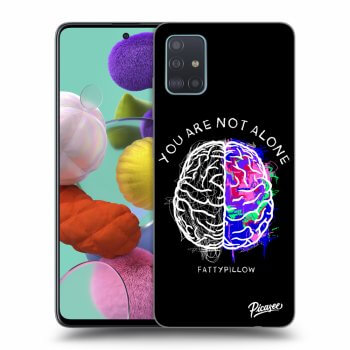 Obal pre Samsung Galaxy A51 A515F - Brain - White