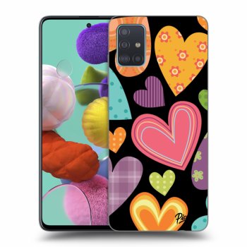 Picasee ULTIMATE CASE pro Samsung Galaxy A51 A515F - Colored heart