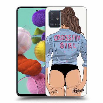 Obal pre Samsung Galaxy A51 A515F - Crossfit girl - nickynellow