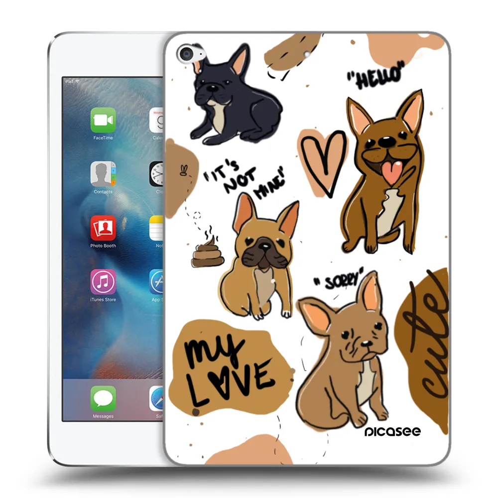 Silikónový prehľadný obal pre Apple iPad mini 4 - Frenchies