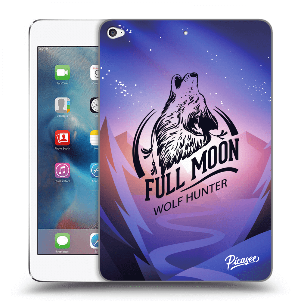 Picasee silikónový prehľadný obal pre Apple iPad mini 4 - Wolf