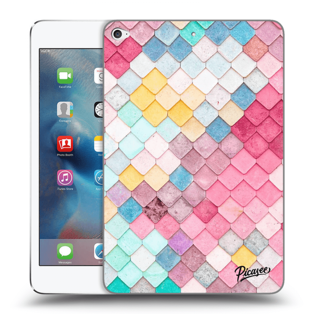 Picasee silikónový prehľadný obal pre Apple iPad mini 4 - Colorful roof