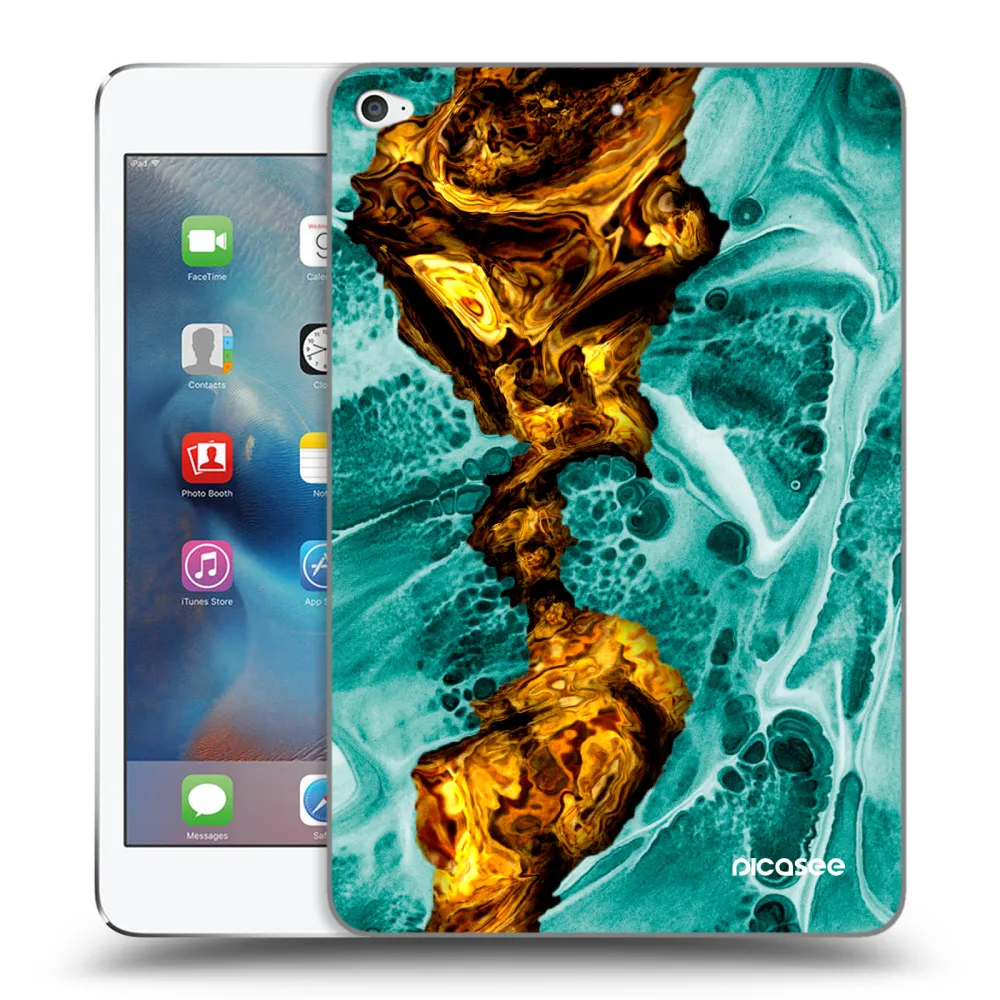 Picasee silikónový prehľadný obal pre Apple iPad mini 4 - Goldsky