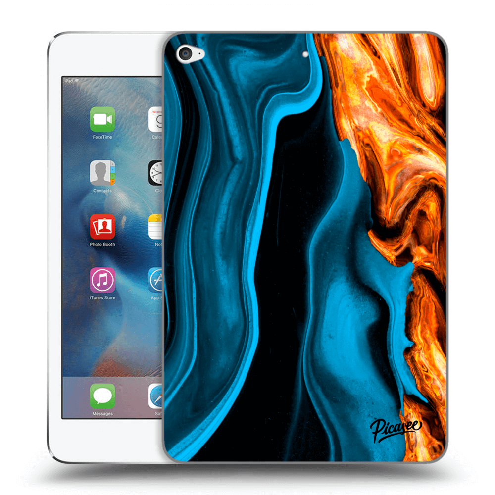 Picasee silikónový prehľadný obal pre Apple iPad mini 4 - Gold blue