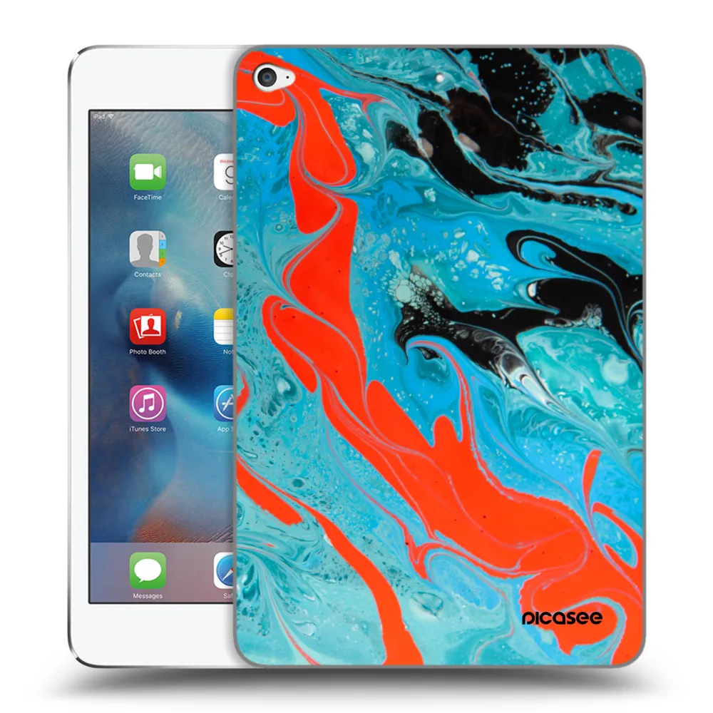 Silikónový prehľadný obal pre Apple iPad mini 4 - Blue Magma
