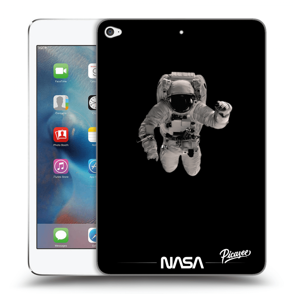 Picasee silikónový čierny obal pre Apple iPad mini 4 - Astronaut Minimal