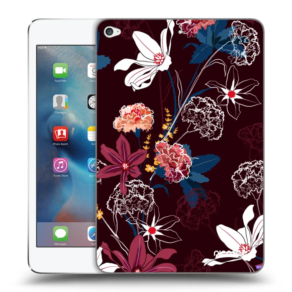 Picasee silikónový prehľadný obal pre Apple iPad mini 4 - Dark Meadow
