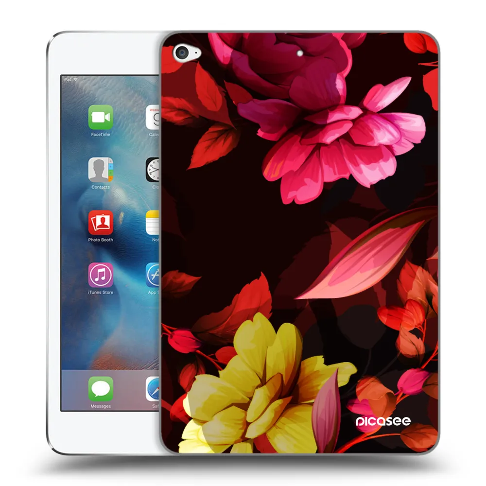 Picasee silikónový prehľadný obal pre Apple iPad mini 4 - Dark Peonny