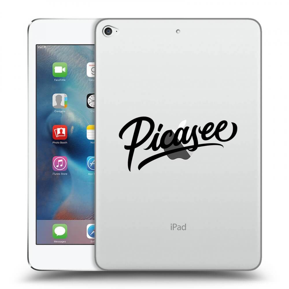 Picasee silikónový prehľadný obal pre Apple iPad mini 4 - Picasee - old logo - black