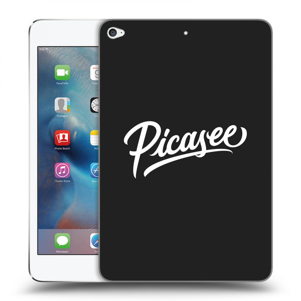 Picasee silikónový čierny obal pre Apple iPad mini 4 - Picasee - old logo - white