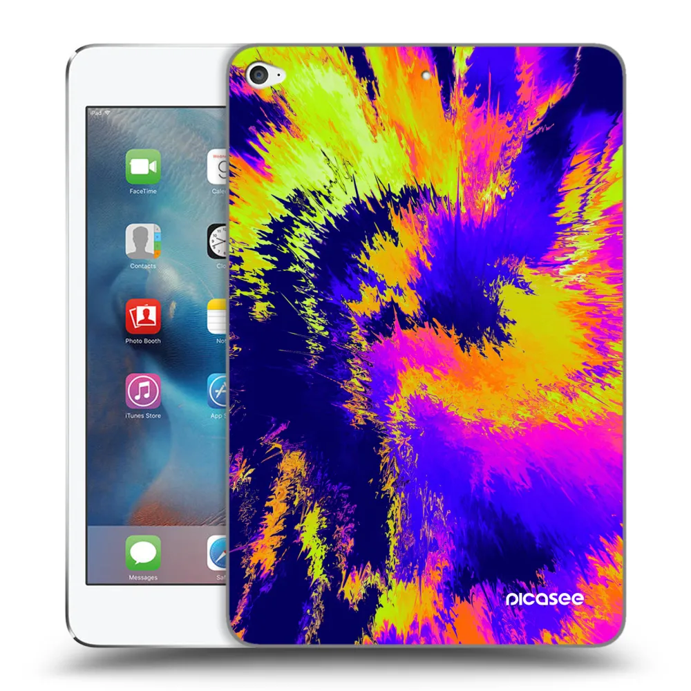 Picasee silikónový prehľadný obal pre Apple iPad mini 4 - Burn