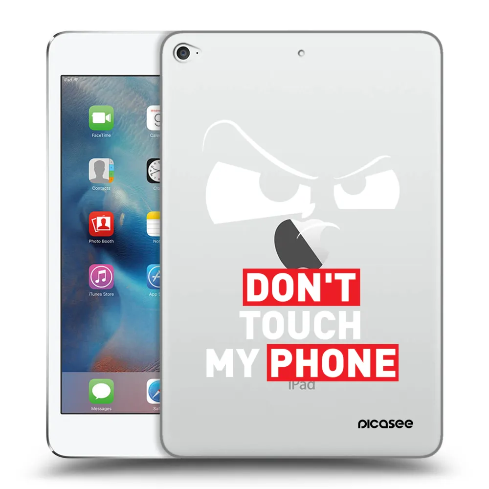 Picasee silikónový prehľadný obal pre Apple iPad mini 4 - Cloudy Eye - Transparent