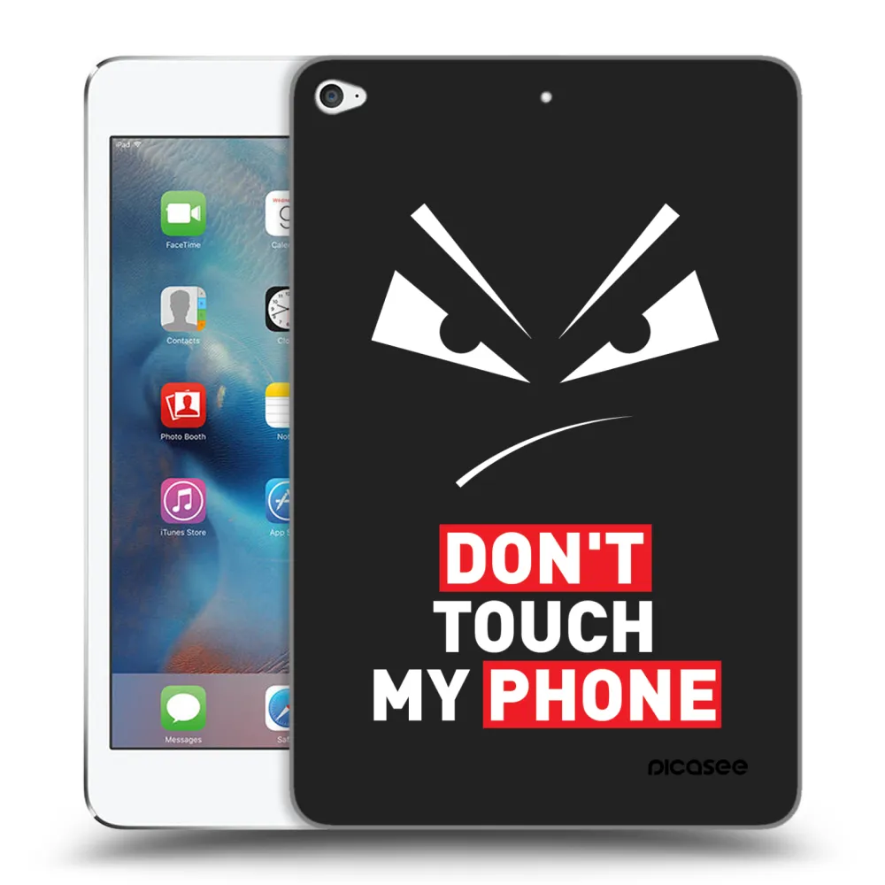 Picasee silikónový čierny obal pre Apple iPad mini 4 - Evil Eye - Transparent