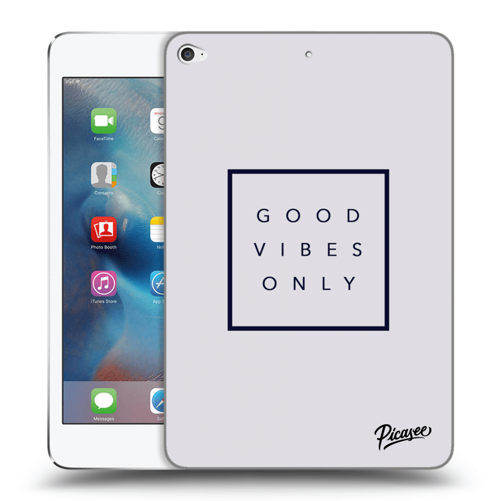 Picasee silikónový čierny obal pre Apple iPad mini 4 - Good vibes only