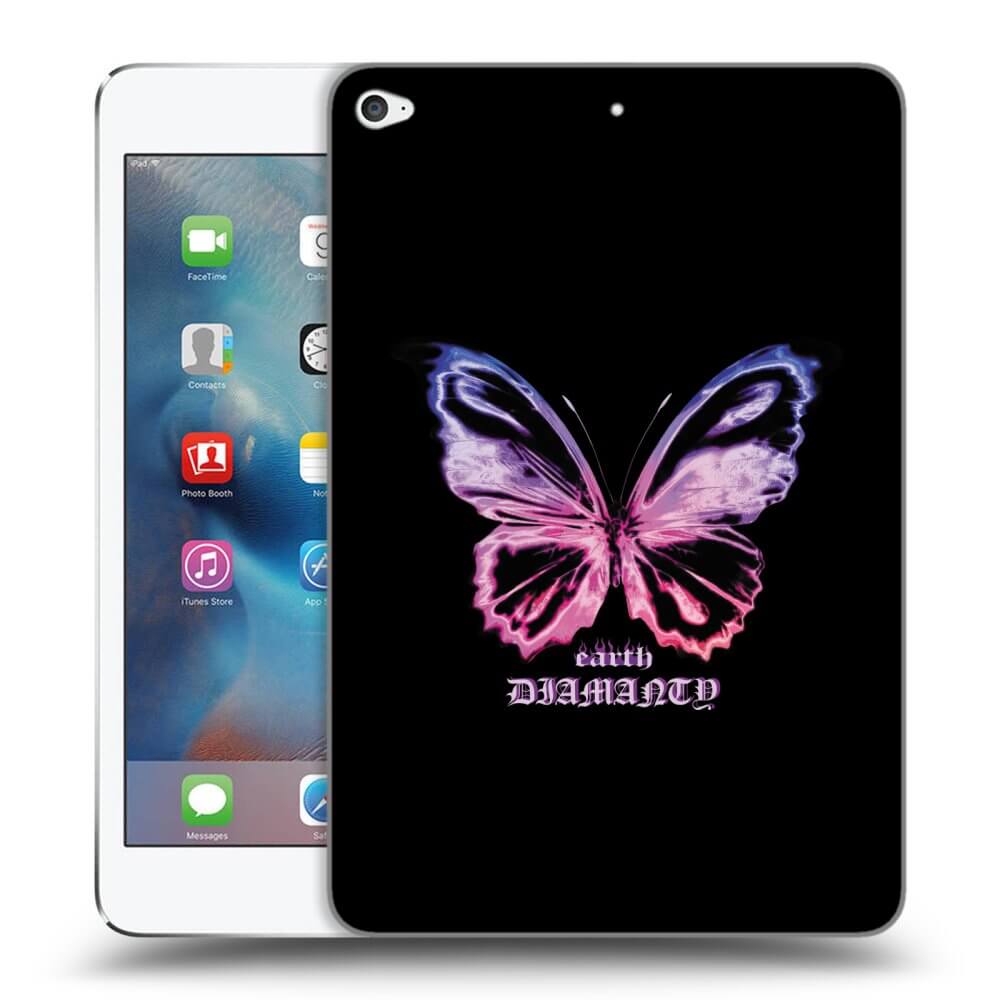 Picasee silikónový prehľadný obal pre Apple iPad mini 4 - Diamanty Purple
