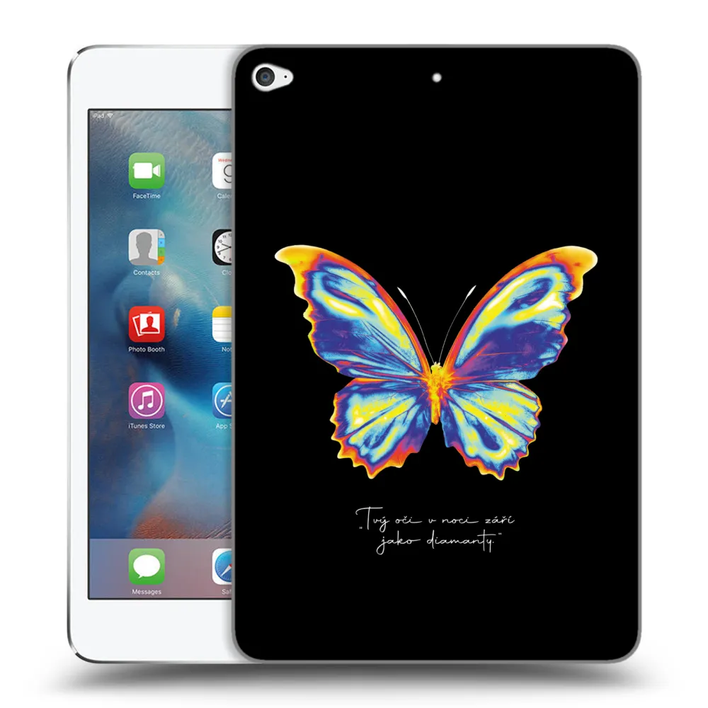 Silikónový prehľadný obal pre Apple iPad mini 4 - Diamanty Black