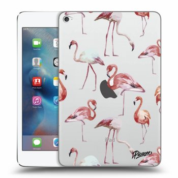 Picasee silikónový prehľadný obal pre Apple iPad mini 4 - Flamingos