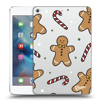 Picasee silikónový prehľadný obal pre Apple iPad mini 4 - Gingerbread