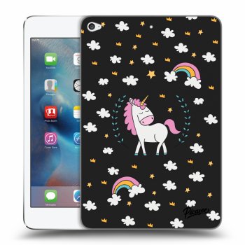 Picasee silikónový čierny obal pre Apple iPad mini 4 - Unicorn star heaven