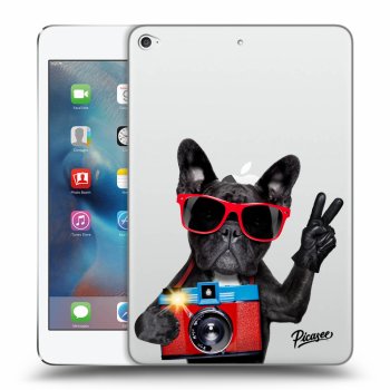 Picasee silikónový prehľadný obal pre Apple iPad mini 4 - French Bulldog