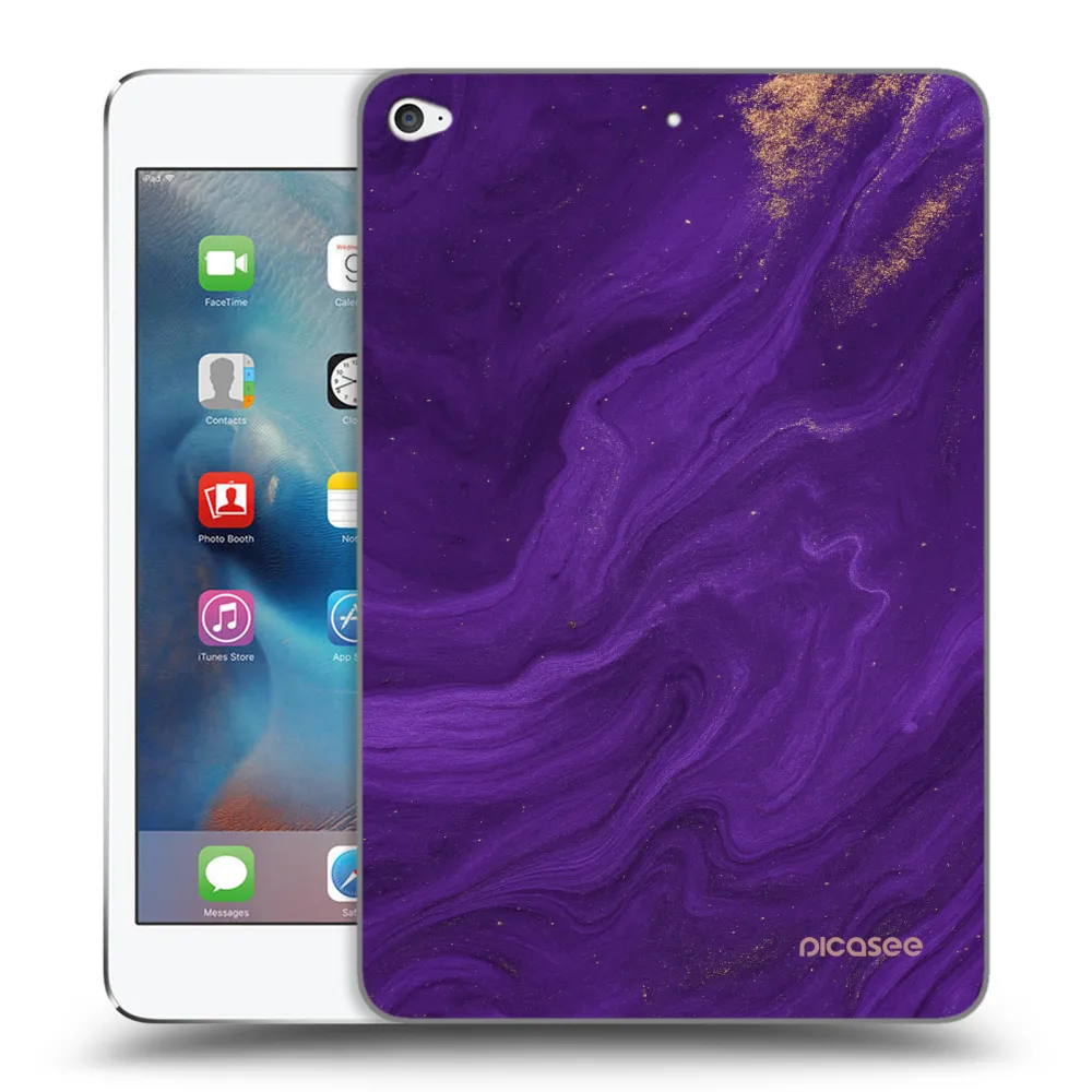 Silikónový prehľadný obal pre Apple iPad mini 4 - Purple