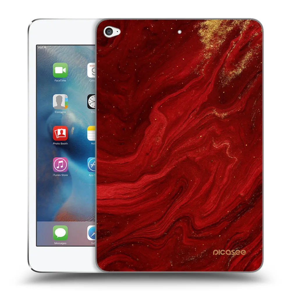 Silikónový prehľadný obal pre Apple iPad mini 4 - Red