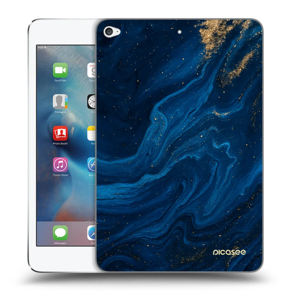 Picasee silikónový prehľadný obal pre Apple iPad mini 4 - Blue