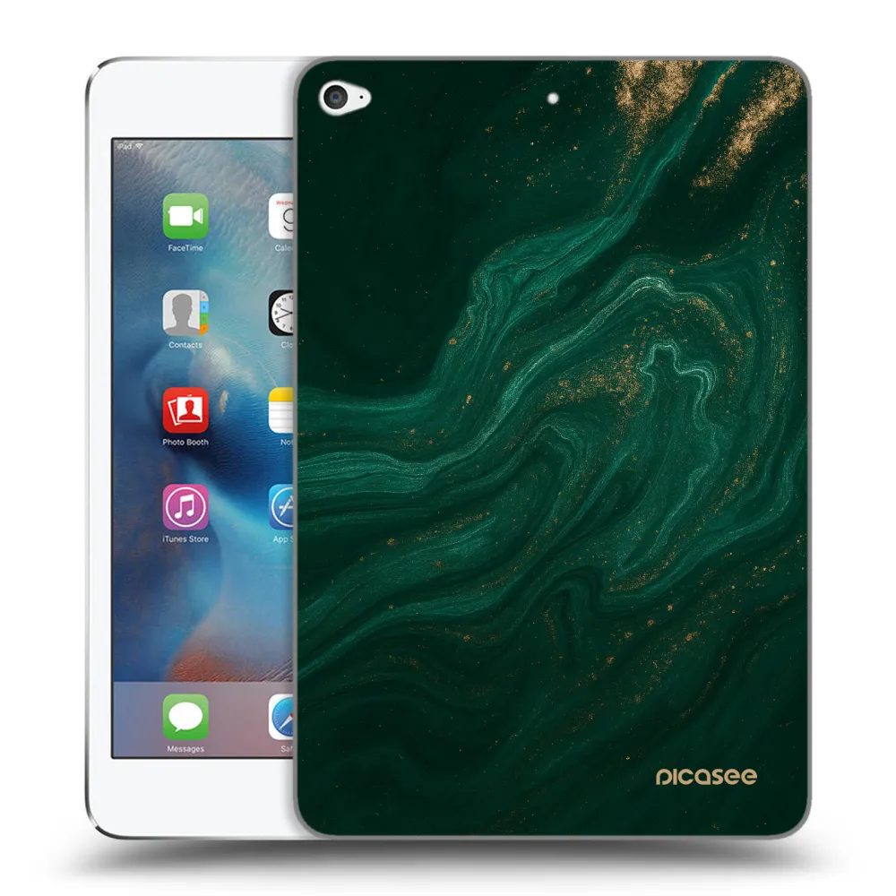 Picasee silikónový prehľadný obal pre Apple iPad mini 4 - Green