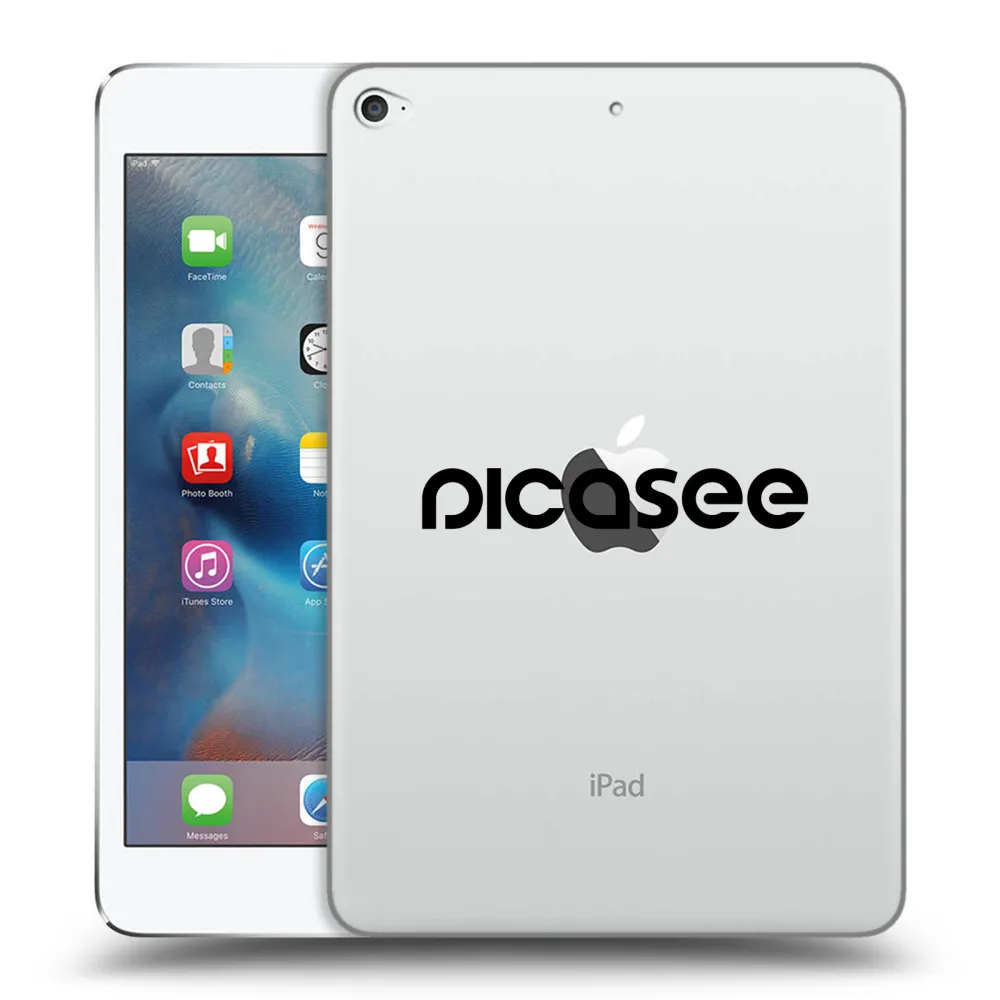 Picasee silikónový prehľadný obal pre Apple iPad mini 4 - Picasee - new logo - black