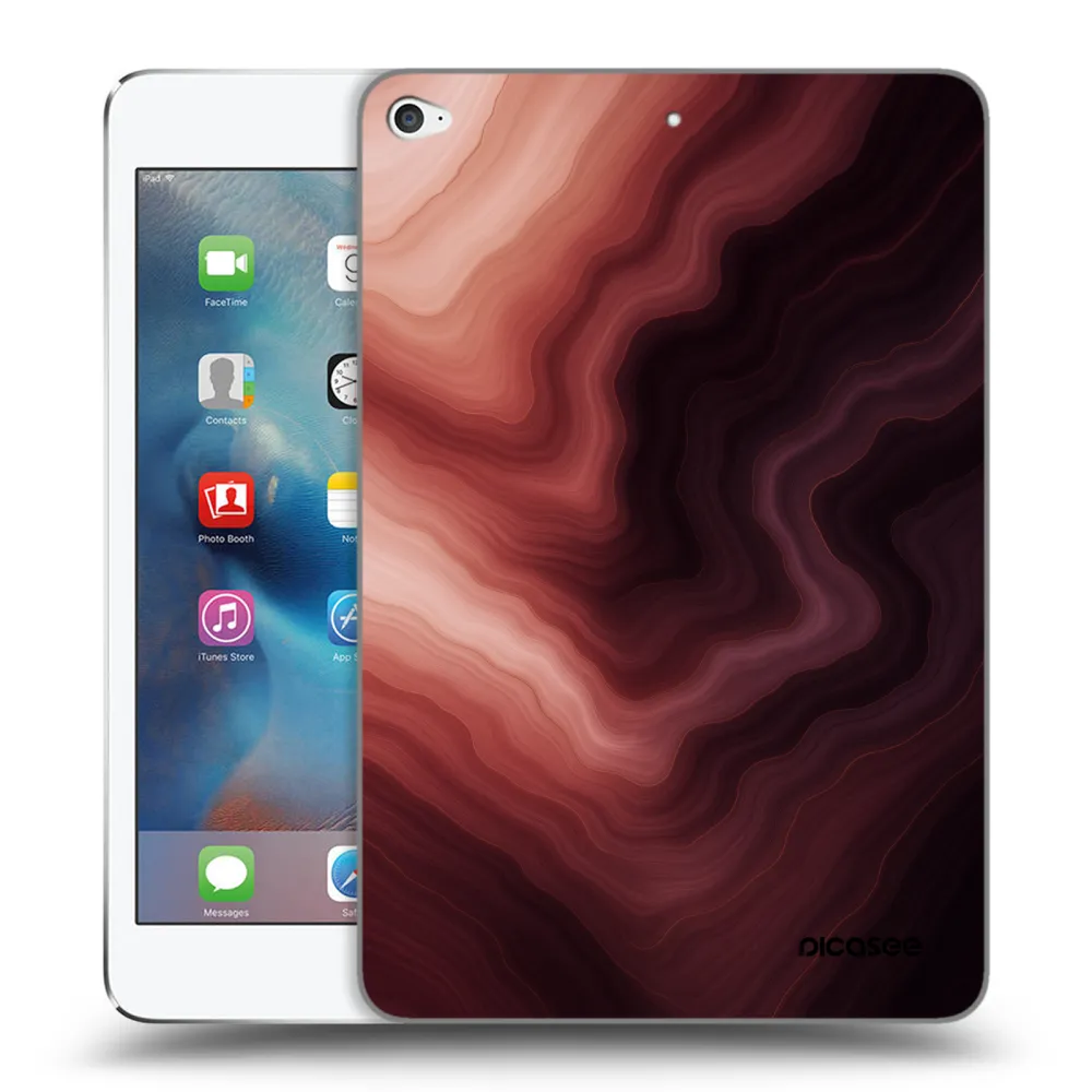 Silikónový prehľadný obal pre Apple iPad mini 4 - Rouge