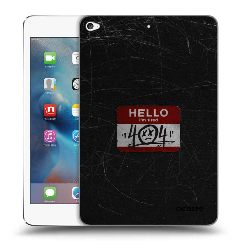 Picasee silikónový prehľadný obal pre Apple iPad mini 4 - HELLO 404