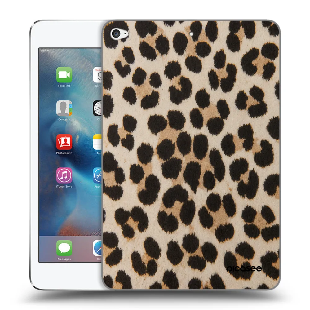 Picasee silikónový prehľadný obal pre Apple iPad mini 4 - Brown Tiger