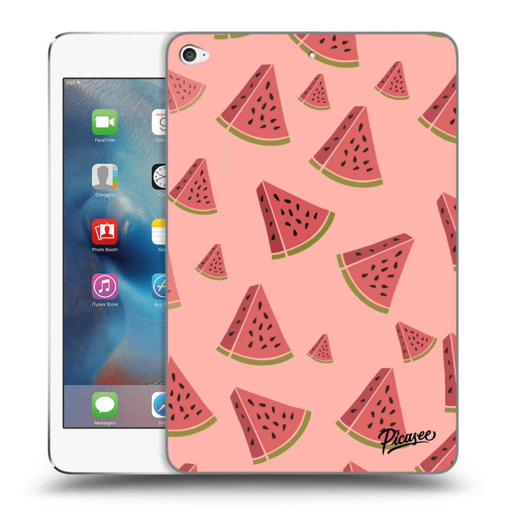 Picasee silikónový čierny obal pre Apple iPad mini 4 - Watermelon