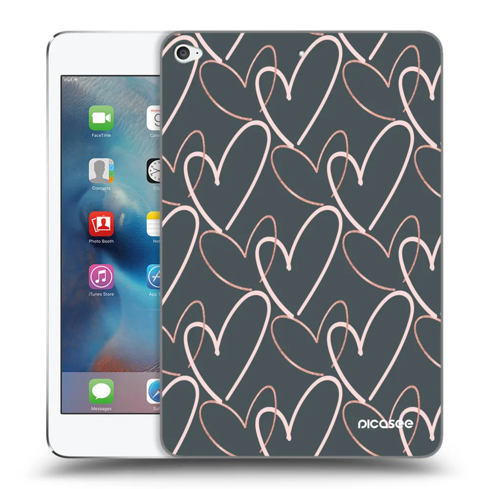 Picasee silikónový prehľadný obal pre Apple iPad mini 4 - Veľa lásky