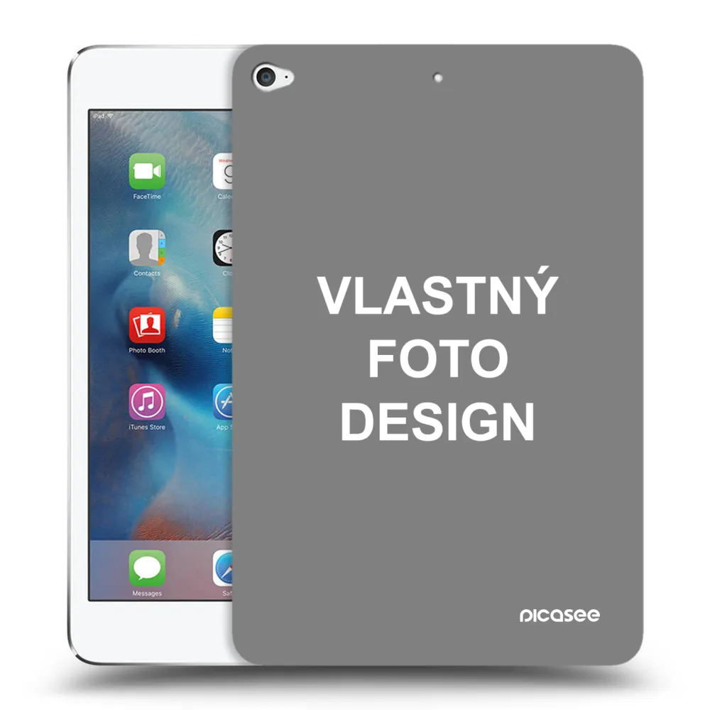Silikónový prehľadný obal pre Apple iPad mini 4 - Vlastný fotka/motiv