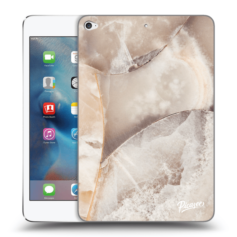 Picasee silikónový prehľadný obal pre Apple iPad mini 4 - Cream marble