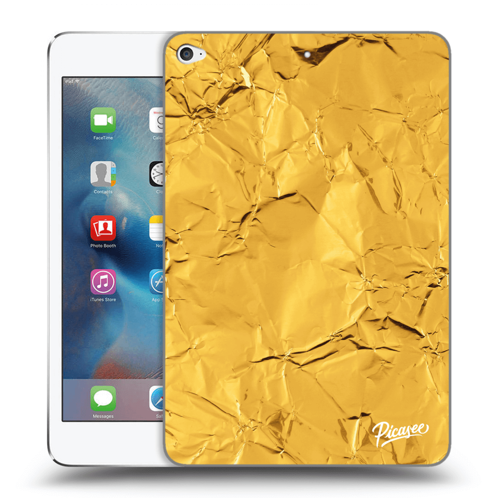 Picasee silikónový prehľadný obal pre Apple iPad mini 4 - Gold