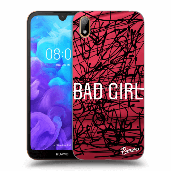 Picasee silikónový prehľadný obal pre Huawei Y5 2019 - Bad girl