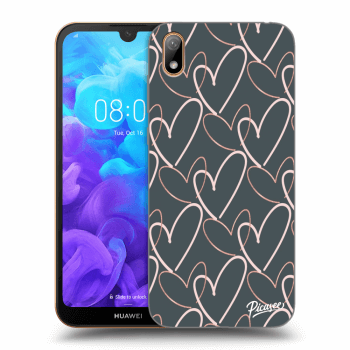 Picasee silikónový čierny obal pre Huawei Y5 2019 - Lots of love