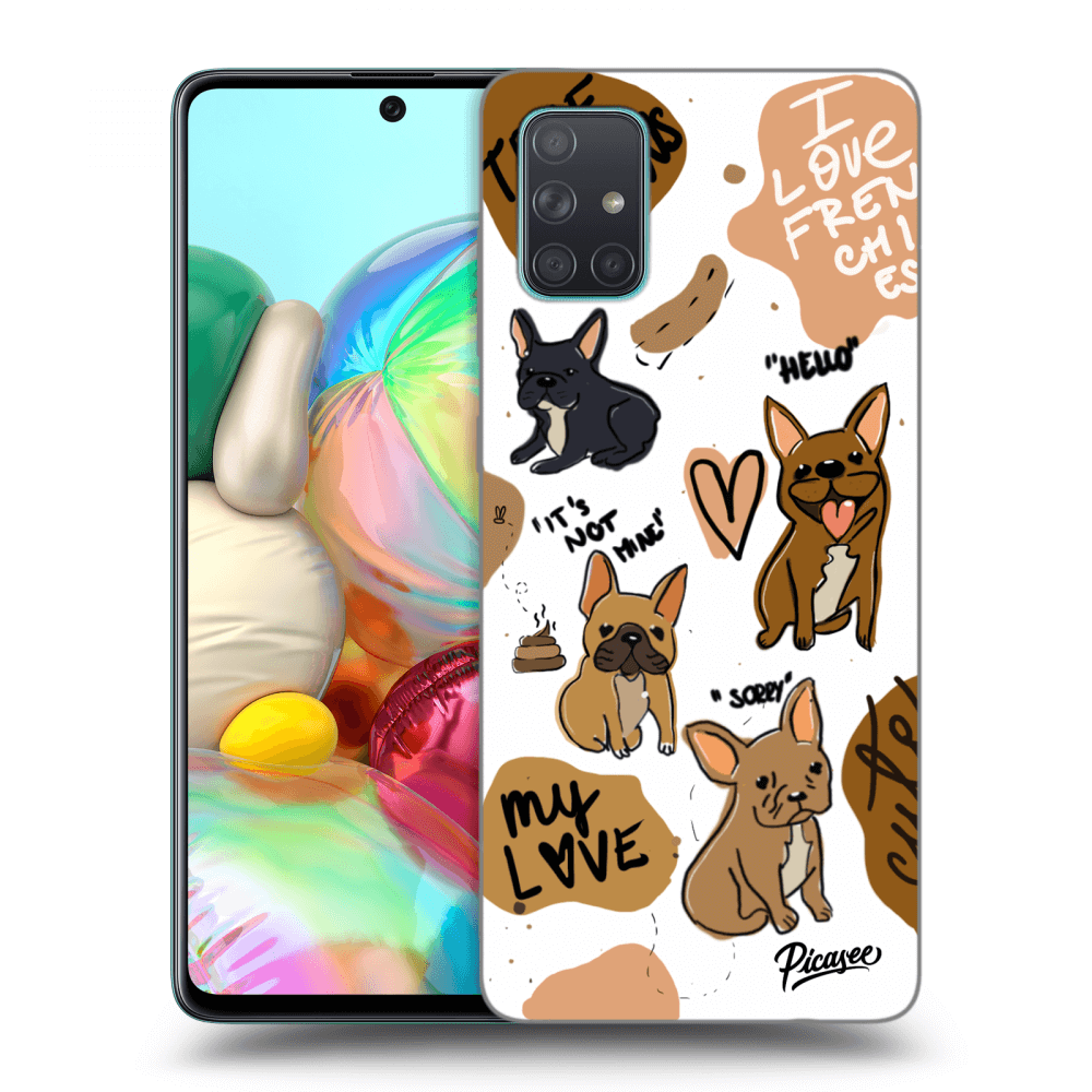 Picasee ULTIMATE CASE pro Samsung Galaxy A71 A715F - Frenchies