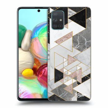 Picasee ULTIMATE CASE pro Samsung Galaxy A71 A715F - Light geometry