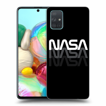 Picasee silikónový prehľadný obal pre Samsung Galaxy A71 A715F - NASA Triple