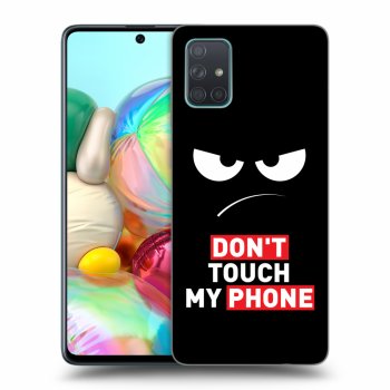 Obal pre Samsung Galaxy A71 A715F - Angry Eyes - Transparent