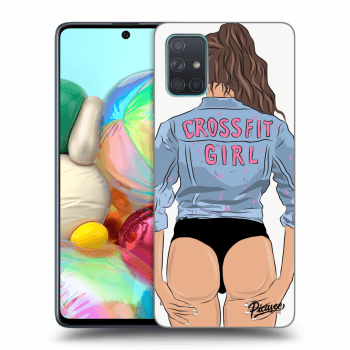 Obal pre Samsung Galaxy A71 A715F - Crossfit girl - nickynellow