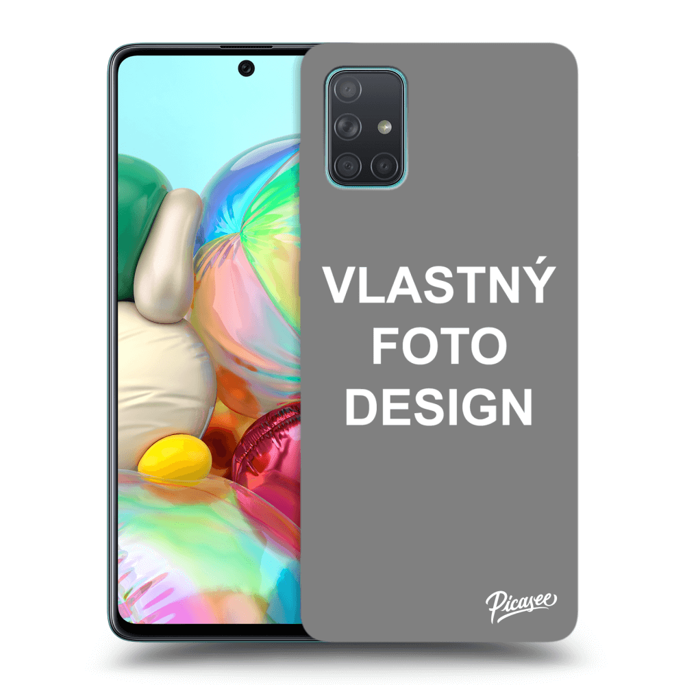 Picasee silikónový prehľadný obal pre Samsung Galaxy A71 A715F - Vlastný fotka/motiv